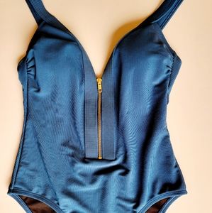 Teal Blue One Piece Swimsuit